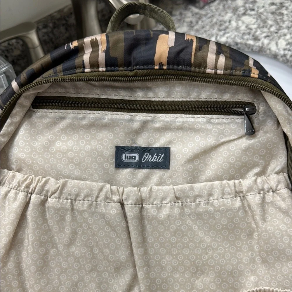 NWOT Lug Orbit Backpack in Riverwalk Olive